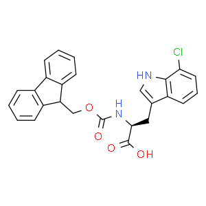 (S)-2-((((9H-芴-9-基)甲氧基)羰基)氨基)-3-(7-氯-1H-吲哚-3-基)丙酸