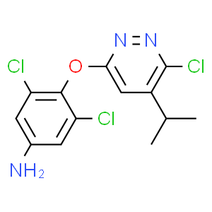 3,5-Dichloro-4-((6-chloro-5-isopropylpyridazin-3-yl)oxy)aniline