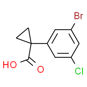 1-(3-Bromo-5-chlorophenyl)cyclopropanecarboxylic acid