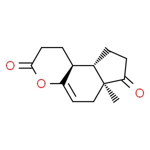 Cyclopenta[f][1]benzopyran-3,7-dione, 1,2,6,6a,8,9,9a,9b-octahydro-6a-methyl-, (6aS,9aS,9bS)-