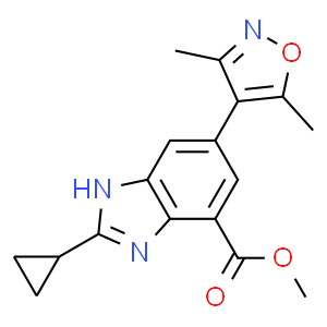 Methyl 2-cyclopropyl-5-(3,5-dimethylisoxazol-4-yl)-1H-benzo[d]imidazole-7-carboxylate