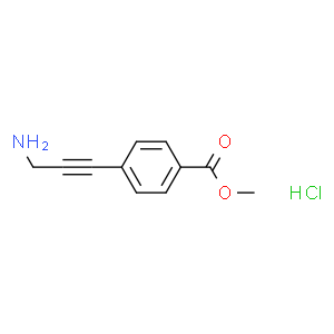 Methyl 4-(3-aminoprop-1-yn-1-yl)benzoate hydrochloride
