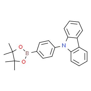 9-(4-(4,4,5,5-四甲基-1,3,2-二氧杂硼杂环戊烷-2-基)苯基)-9H-咔唑