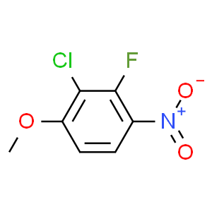 2-Chloro-3-fluoro-1-methoxy-4-nitrobenzene