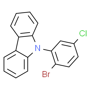 9-(2-Bromo-5-chlorophenyl)-9H-carbazole