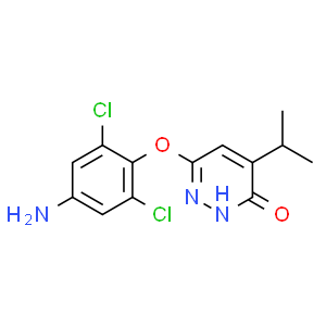 6-(4-Amino-2,6-dichlorophenoxy)-4-isopropylpyridazin-3(2H)-one