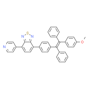 4-(4-(2-(4-甲氧基苯基)-1,2-二苯基乙烯基)苯基)-7-(吡啶-4-基)苯并[c][1,2,5]噻二唑