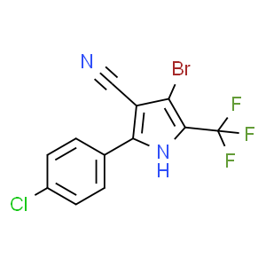 4-溴-2-(4-氯苯基)-5-三氟甲基-1H-吡咯-3-甲腈