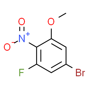 5-溴-1-氟-3-甲氧基-2-硝基苯