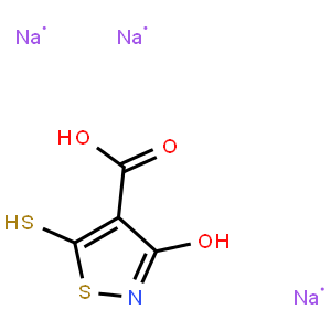 4-羧基-5-巯基-3-羟基-异噻唑三钠