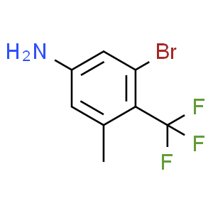 3-溴-5-甲基-4-(三氟甲基)苯胺
