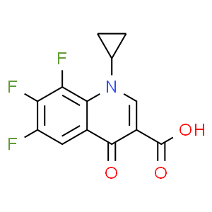 3-Quinolinecarboxylicacid, 1-cyclopropyl-6,7,8-trifluoro-1,4-dihydro-4-oxo-