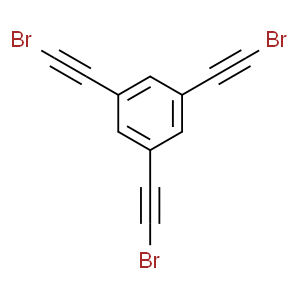 benzene, 1,3,5-tris(2-bromoethynyl)-