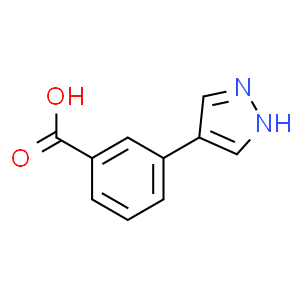 3-(1H-Pyrazol-4-yl)benzoic acid
