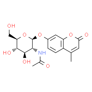 4-甲基伞形酯-N-乙酰氨基-β-D-葡萄糖/4-甲基香豆素-2-乙酰氨基-2-脱氧-β-D-吡喃葡萄糖苷/4-MU-BETA-D-GLCNAC