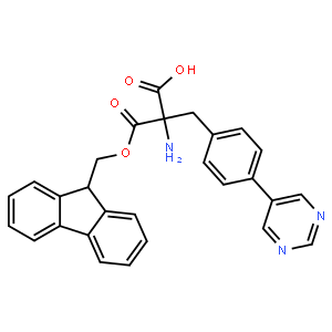 Fmoc-(S)-2-amino-3-(4-(pyrimidin-5-yl)phenyl)propanoicacid