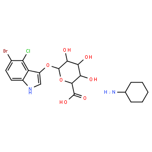 5-溴-4-氯-3-吲哚基-β-D-葡糖苷酸环己胺盐（X-GlcA）