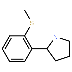 2-(2-(甲硫基)苯基)吡咯烷