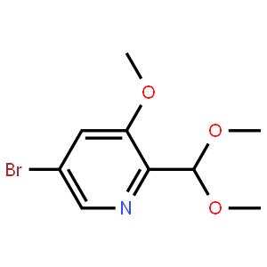 5-Bromo-2-(dimethoxymethyl)-3-methoxypyridine