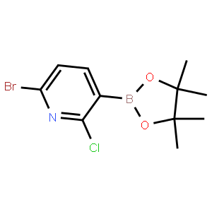 6-Bromo-2-chloro-3-(4,4,5,5-tetramethyl-1,3,2-dioxaborolan-2-yl)pyridine