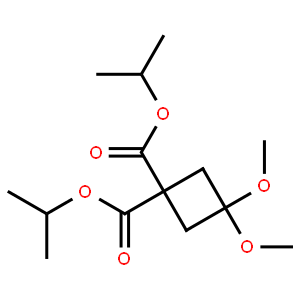 1,1-bis(propan-2-yl) 3,3-dimethoxycyclobutane-1,1-dicarboxylate,115118-68-8
