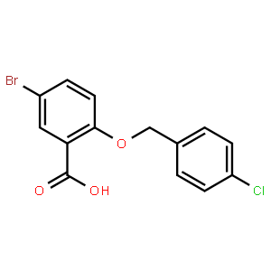 5-Bromo-2-[(4-chlorobenzyl)oxy]benzoic acid