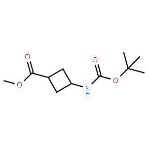 methyl cis-3-(boc-amino)cyclobutanecarboxylate,142733-63-9