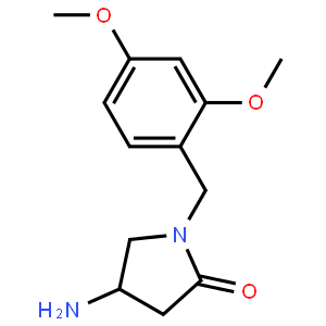(4R)-4-amino-1-[(2,4-dimethoxyphenyl)methyl]pyrrolidin-2-one