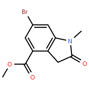 methyl 6‐bromo‐1‐methyl‐2‐oxo‐2,3‐dihydro‐1H‐indole‐4‐carboxylate