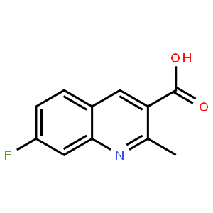 7-Fluoro-2-methylquinoline-3-carboxylic acid,879361-44-1