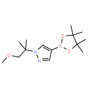 1-(1-methoxy-2-methylpropan-2-yl)-4-(tetramethyl-1,3,2-dioxaborolan-2-yl)-1H-pyrazole