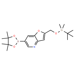 2-((tert-Butyldimethylsilyloxy)methyl)-6-(4,4,5,5-tetramethyl-1,3,2-dioxaborolan-2-yl)furo[3,2-b]pyridine