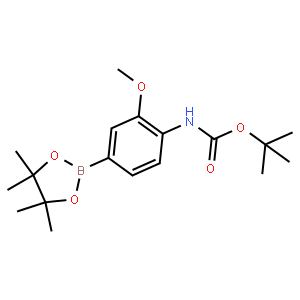 4-(tert-Butoxycarbonylamino)-3-methoxyphenylboronic acid pinacol ester