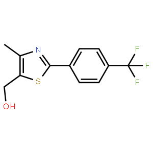 {4-Methyl-2-[4-(trifluoromethyl)phenyl]-1,3-thiazol-5-yl}methanol