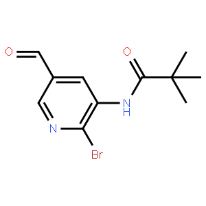 N-(2-Bromo-5-formylpyridin-3-yl)pivalamide