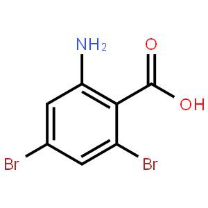 2-氨基-4,6-二溴苯甲酸
