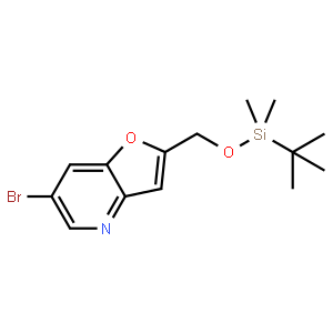 6-Bromo-2-((tert-butyldimethylsilyloxy)methyl)furo[3,2-b]pyridine