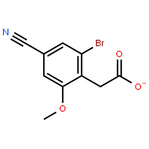 2-Bromo-4-cyano-6-methoxyphenylacetate