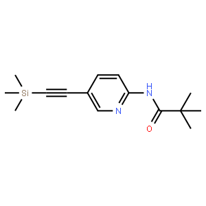 2,2-Dimethyl-N-(5-trimethylsilanylethynyl-pyridin-2-yl)-propionamide