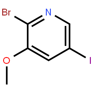 2-Bromo-5-iodo-3-methoxypyridine