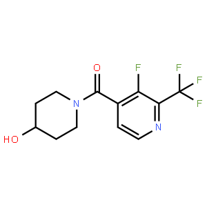 1-[3-fluoro-2-(trifluoromethyl)pyridine-4-carbonyl]piperidin-4-ol
