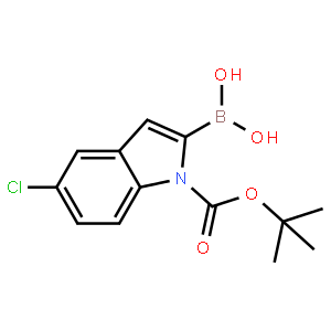 (N-Boc-5-chloro-2-indolyl)boronicacid