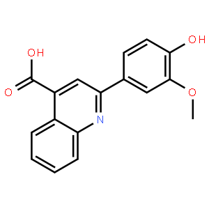 2-(4-HYDROXY-3-METHOXY-PHENYL)-QUINOLINE-4-CARBOXYLIC ACID