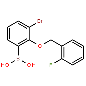 3-溴-2-(2′-氟苄氧基)-苯基硼酸
