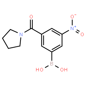 3-Nitro-5-(pyrrolidine-1-carbonyl)phenylboronic acid