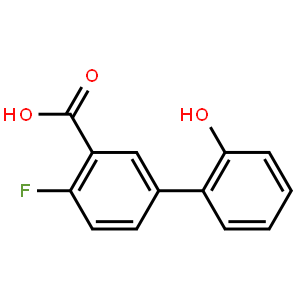 2-Fluoro-5-(2-hydroxyphenyl)benzoic acid