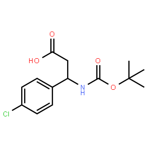 Boc-R-3-氨基-3-(4-氯-苯基)-丙酸