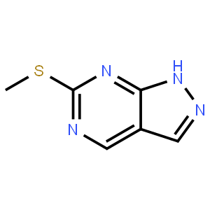 6-(methylsulfanyl)-1H-pyrazolo[3,4-d]pyrimidine,55084-74-7