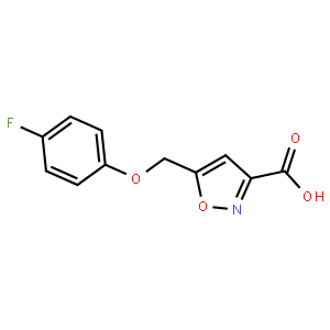 5-[(4-Fluorophenoxy)methyl]isoxazole-3-carboxylic acid