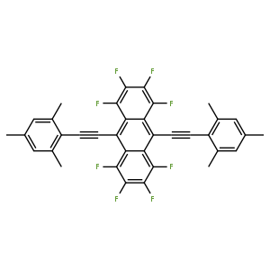 1,2,3,4,5,6,7,8-Octafluoro-9,10-bis[2-(2,4,6-trimethylphenyl)ethynyl]anthracene